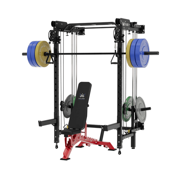 MAJOR FITNESS All-In-One Home Gym Folding Power Rack Package Lightning F35
