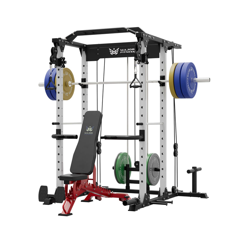 MAJOR FITNESS All-In-One Home Gym Power Rack Package PLM03