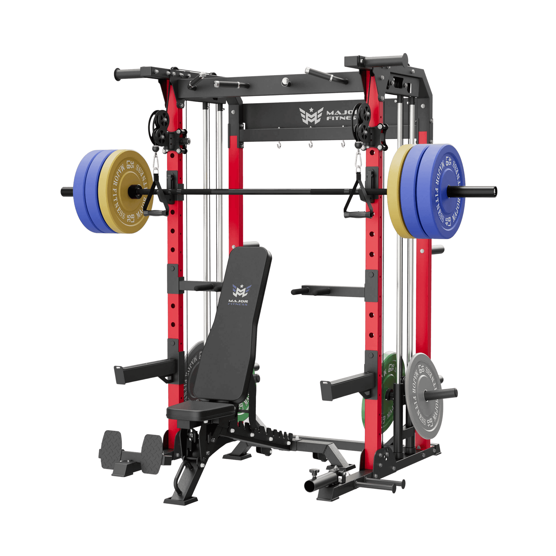 MAJOR FITNESS All-In-One Home Gym Power Rack Package F22