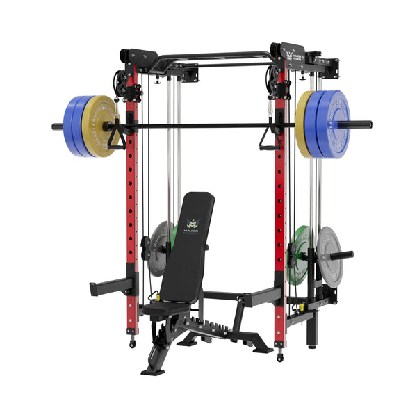 MAJOR FITNESS All-In-One Home Gym Folding Power Rack Package Lightning F35
