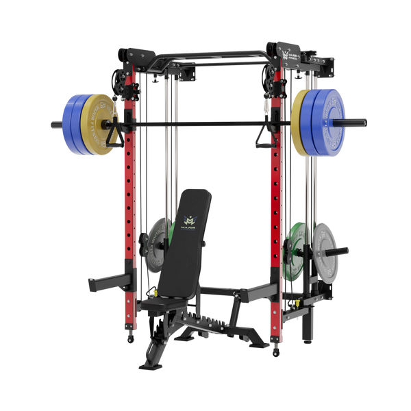 MAJOR FITNESS All-In-One Home Gym Folding Power Rack Package Lightning F35
