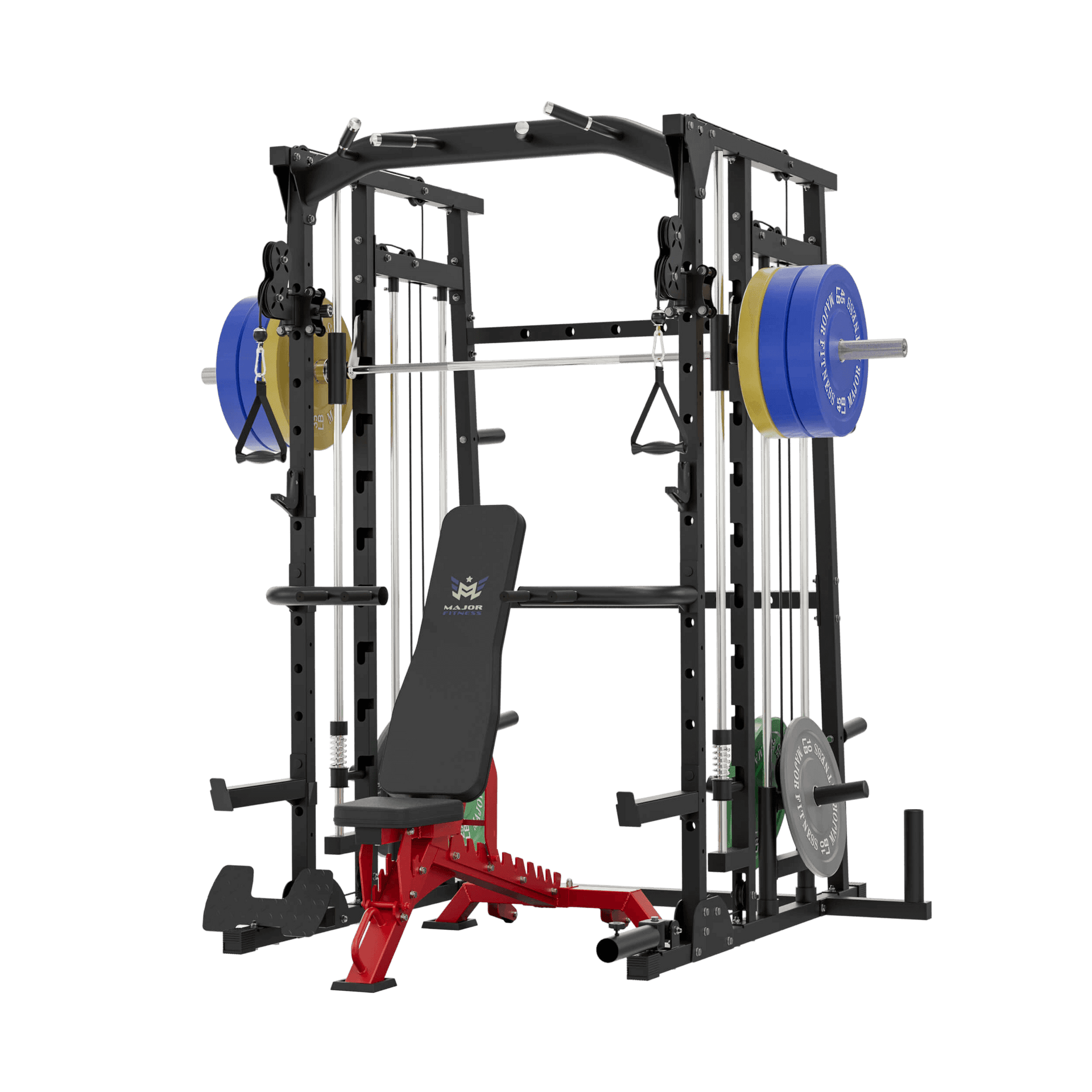 MAJOR FITNESS All-In-One Home Gym Smith Machine Package SML07