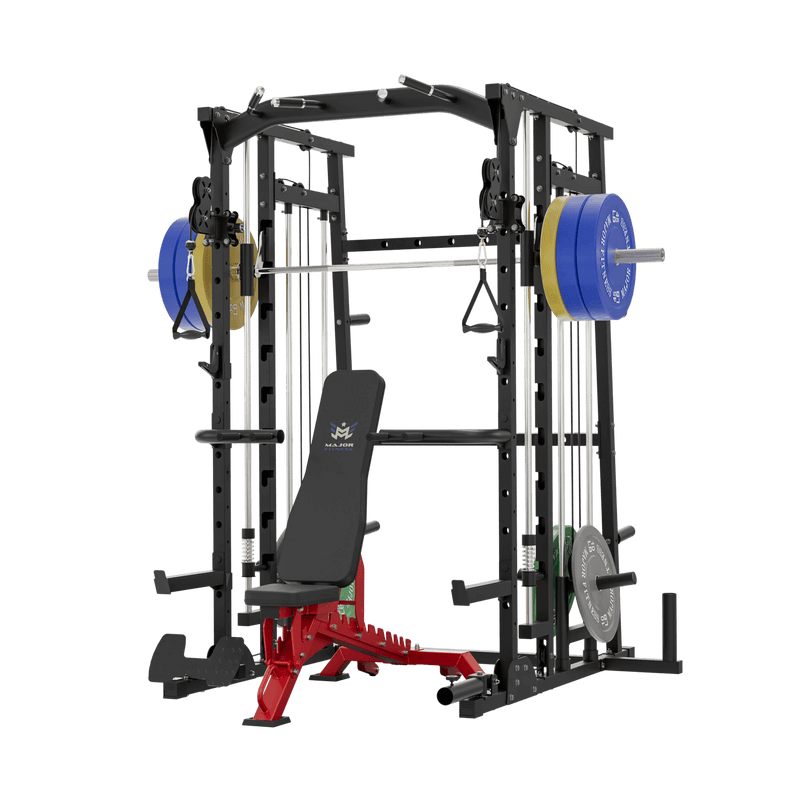 MAJOR FITNESS All-In-One Home Gym Smith Machine Package SML07