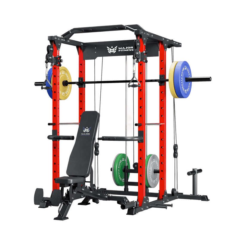 MAJOR FITNESS All-In-One Home Gym Power Rack Package PLM03