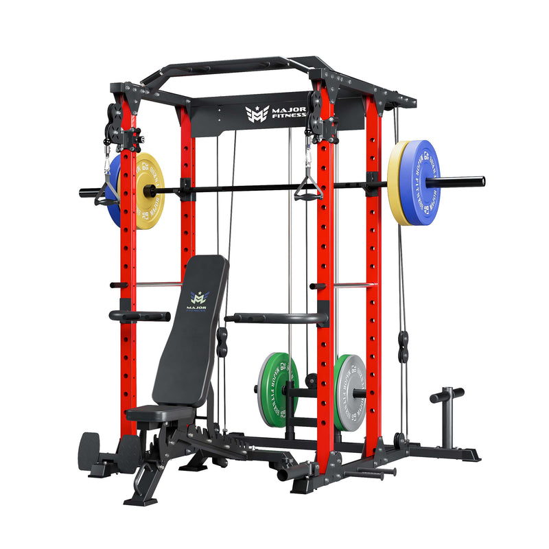 MAJOR FITNESS All-In-One Home Gym Power Rack Package PLM03