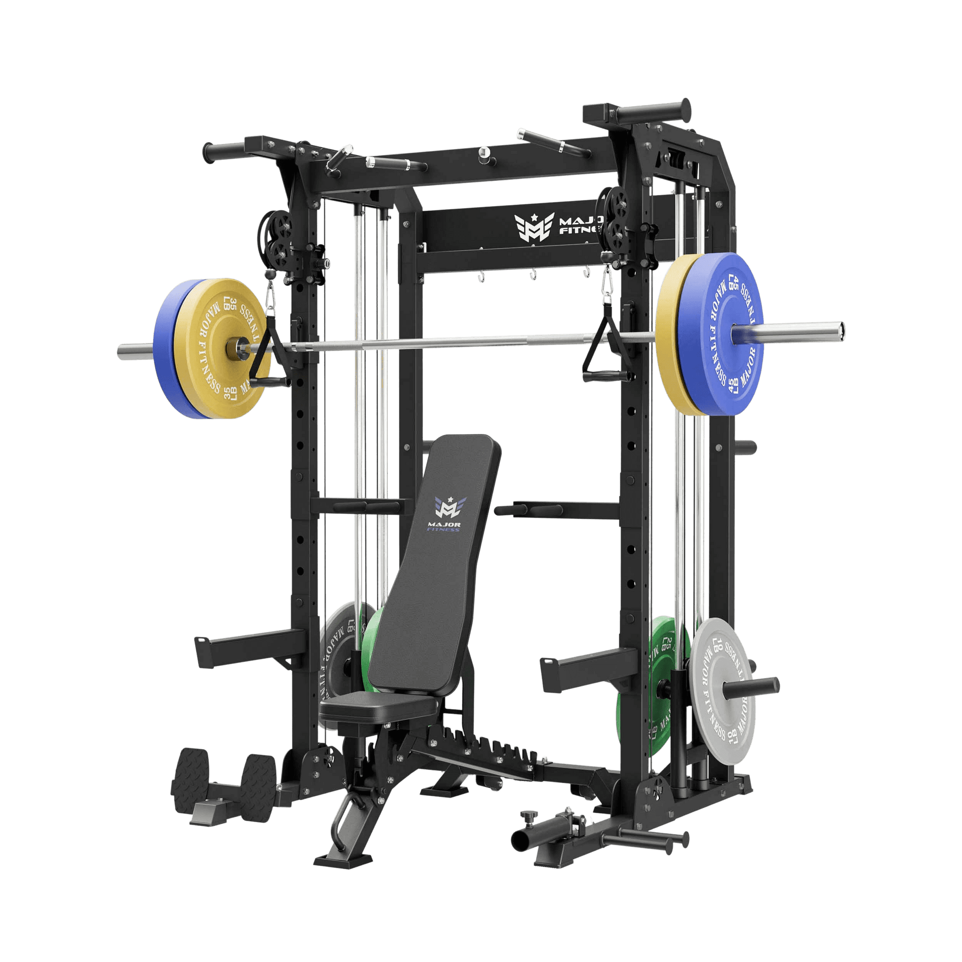 MAJOR FITNESS All-In-One Home Gym Power Rack Package F22