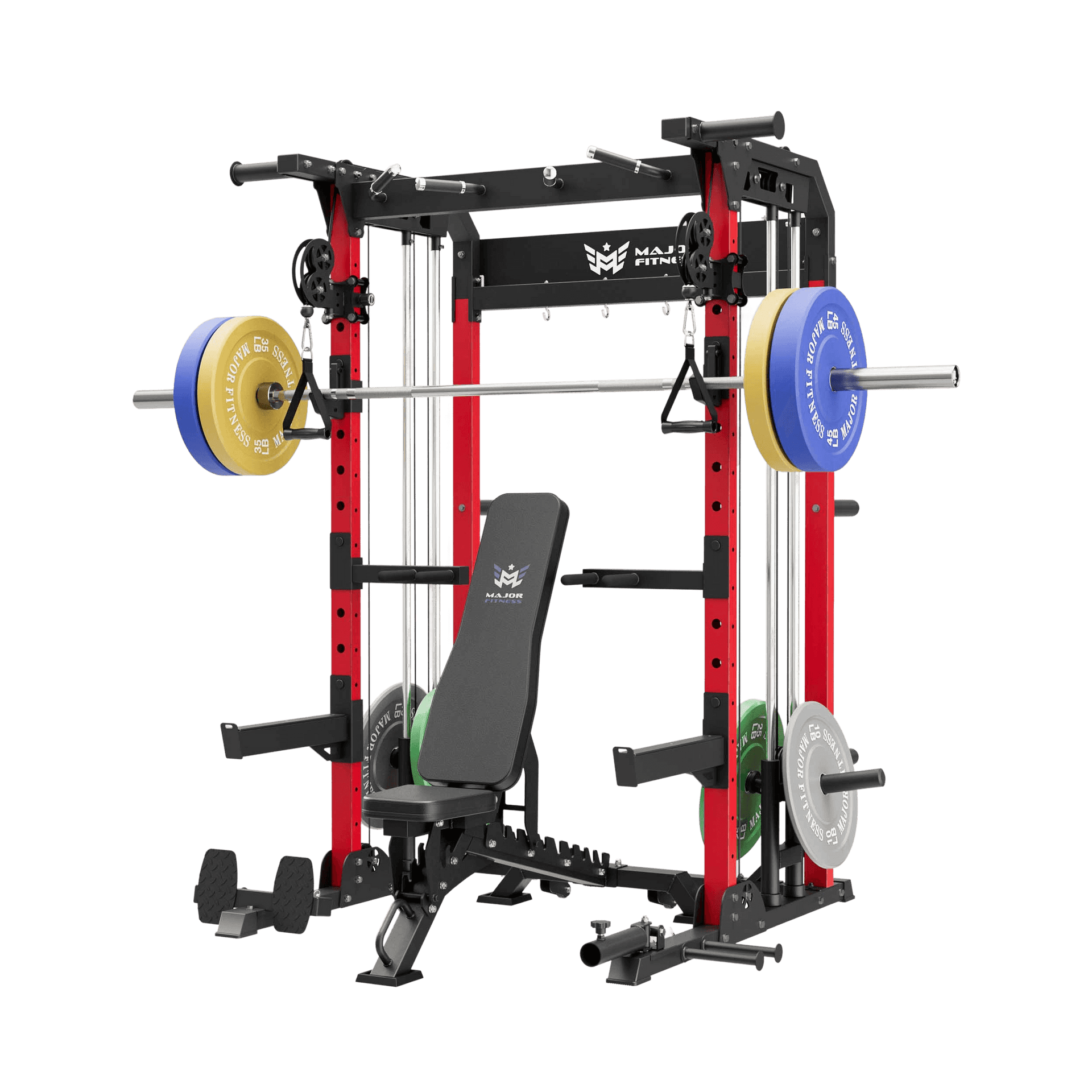 MAJOR FITNESS All-In-One Home Gym Power Rack Package F22