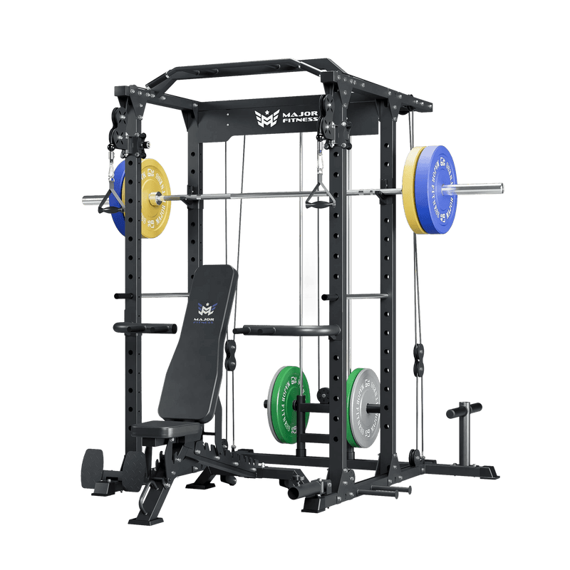 MAJOR FITNESS All-In-One Home Gym Power Rack Package PLM03