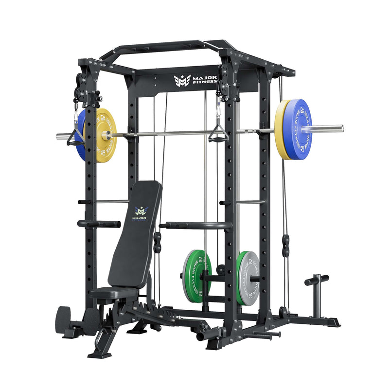 MAJOR FITNESS All-In-One Home Gym Power Rack Package PLM03