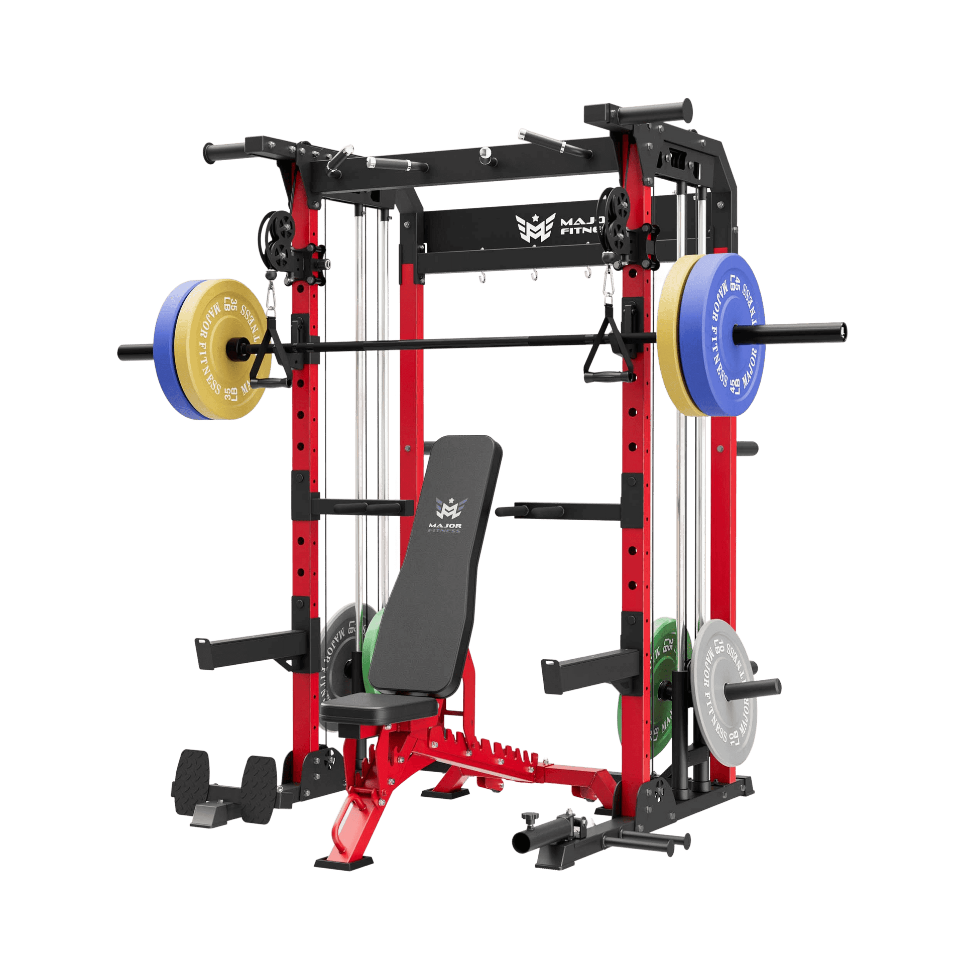 MAJOR FITNESS All-In-One Home Gym Power Rack Package F22