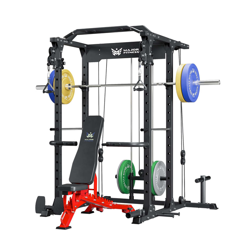 MAJOR FITNESS All-In-One Home Gym Power Rack Package PLM03