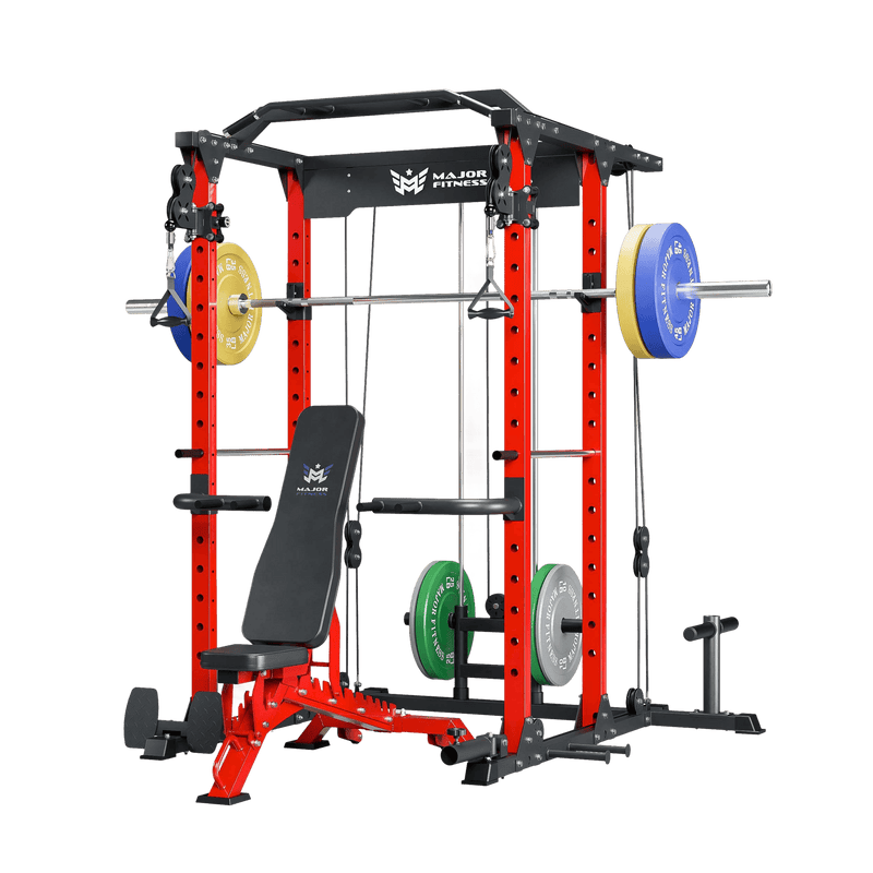 MAJOR FITNESS All-In-One Home Gym Power Rack Package PLM03