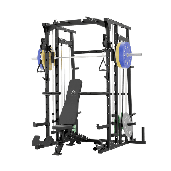 gym smith machine sml07 black front view
