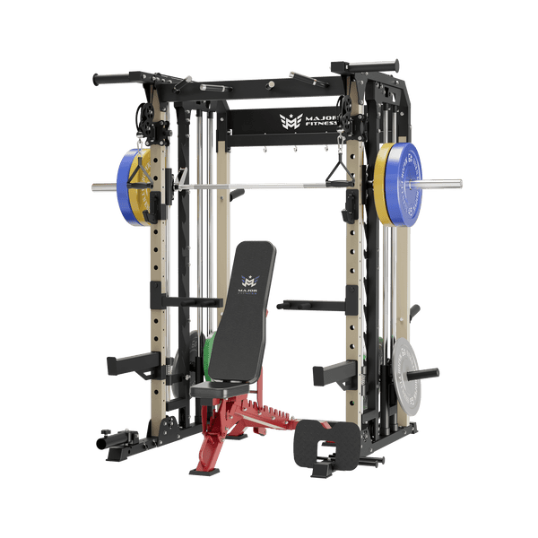 MAJOR FITNESS All-In-One Home Gym Smith Machine Package Spirit B52
