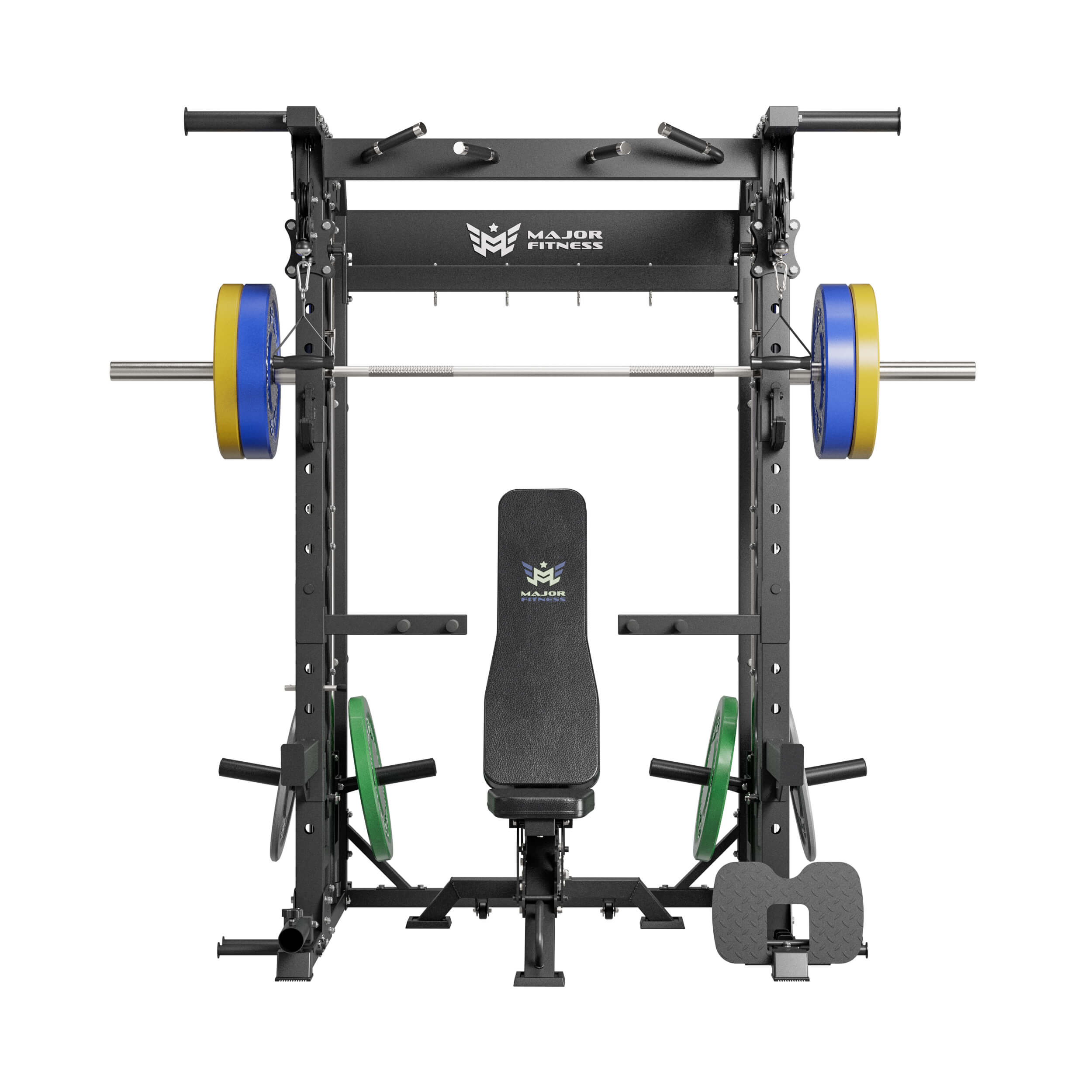 MAJOR FITNESS All-In-One Home Gym Smith Machine Package Spirit B52