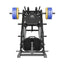 hack squat leg press machine with 320lb weight plate set package
