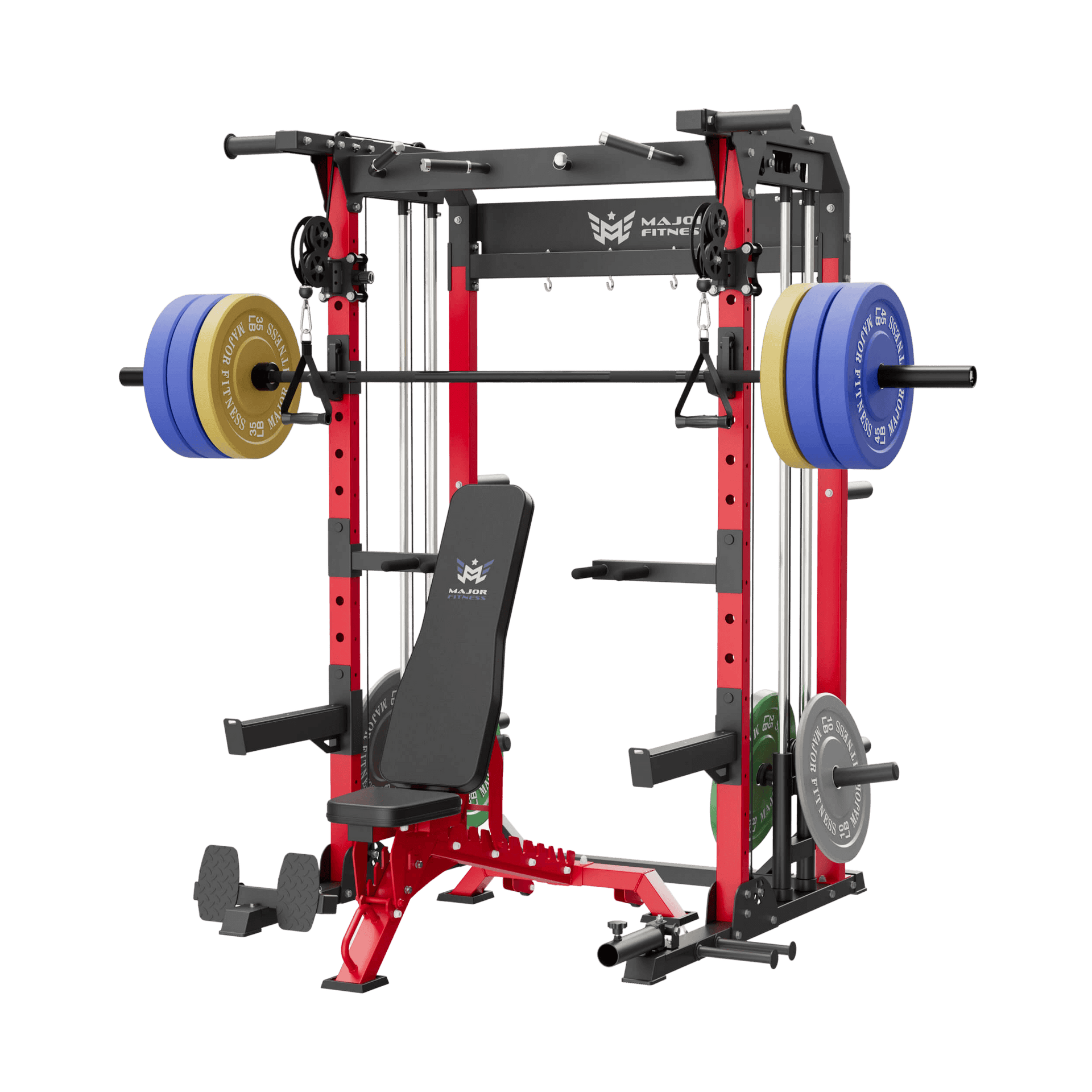 MAJOR FITNESS All-In-One Home Gym Power Rack Package F22