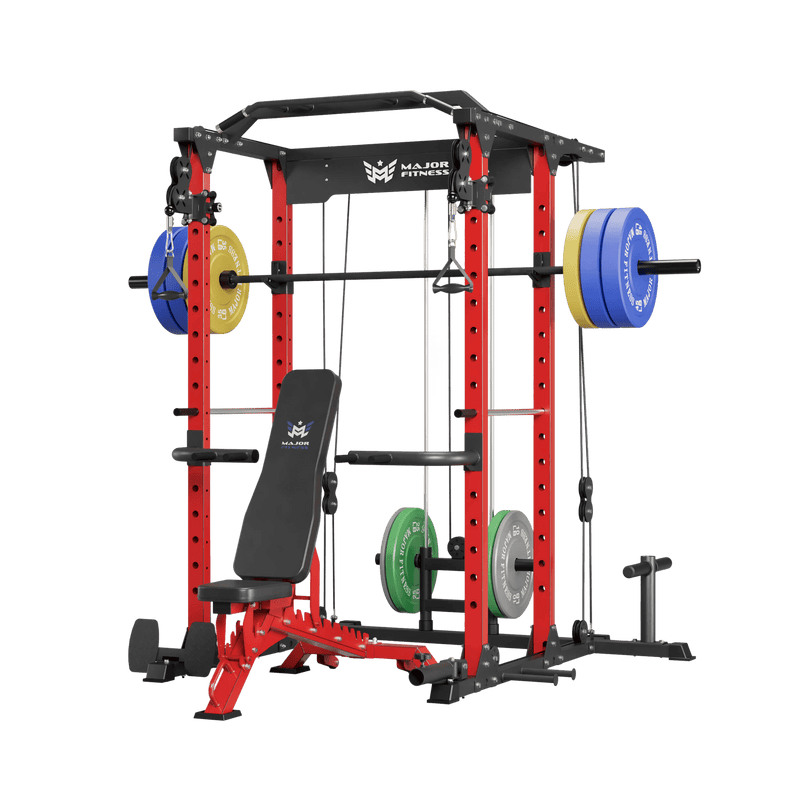 MAJOR FITNESS All-In-One Home Gym Power Rack Package PLM03