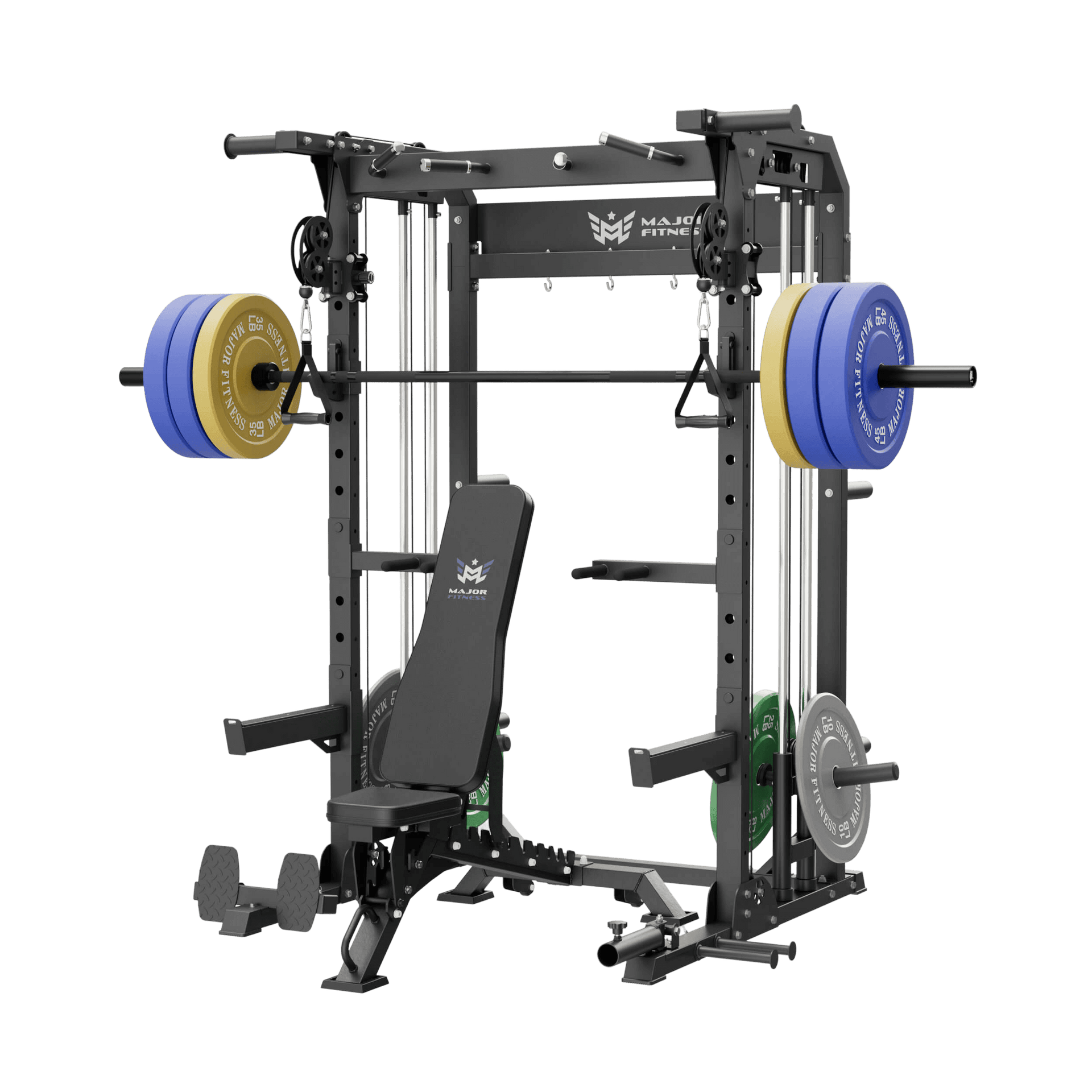 MAJOR FITNESS All-In-One Home Gym Power Rack Package F22