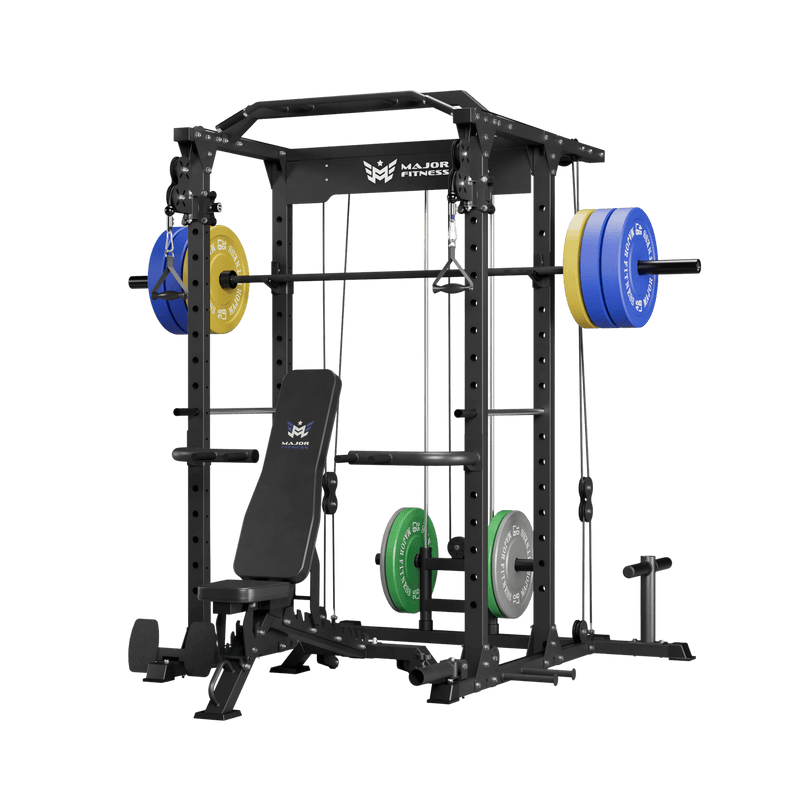 MAJOR FITNESS All-In-One Home Gym Power Rack Package PLM03