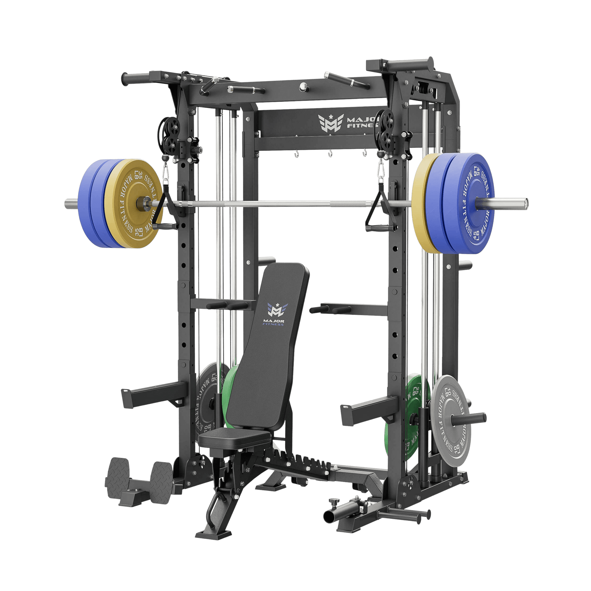 MAJOR FITNESS All-In-One Home Gym Power Rack Package F22