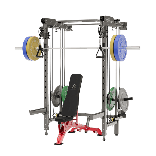 MAJOR FITNESS All-In-One Home Gym Folding Power Rack Package Lightning F35
