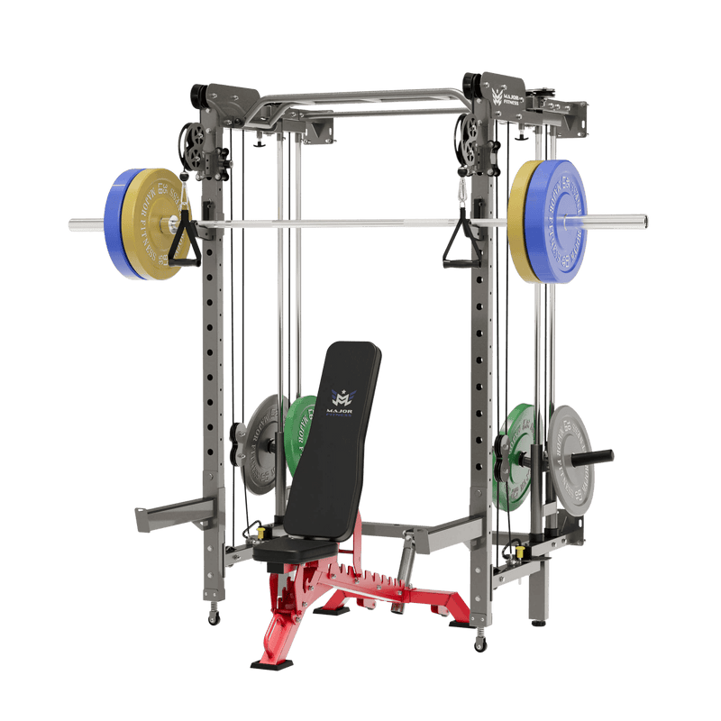 MAJOR FITNESS All-In-One Home Gym Folding Power Rack Package Lightning F35