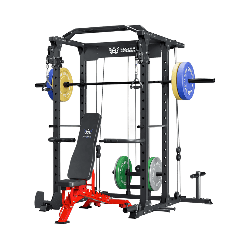 MAJOR FITNESS All-In-One Home Gym Power Rack Package PLM03