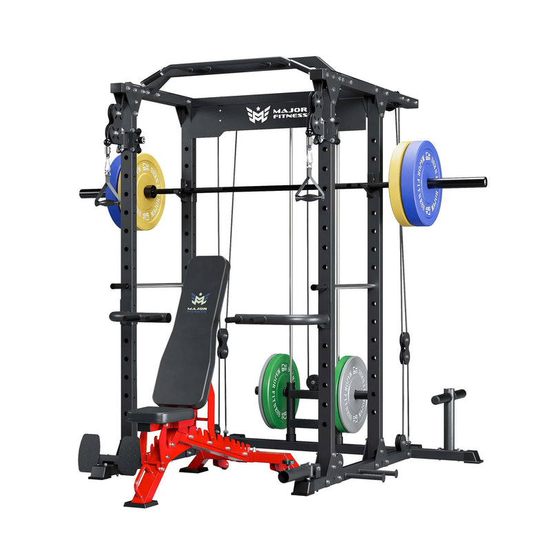 MAJOR FITNESS All-In-One Home Gym Power Rack Package PLM03