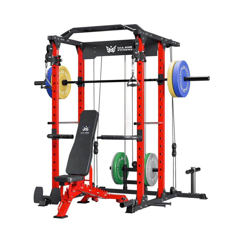 MAJOR FITNESS All-In-One Home Gym Power Rack Package PLM03