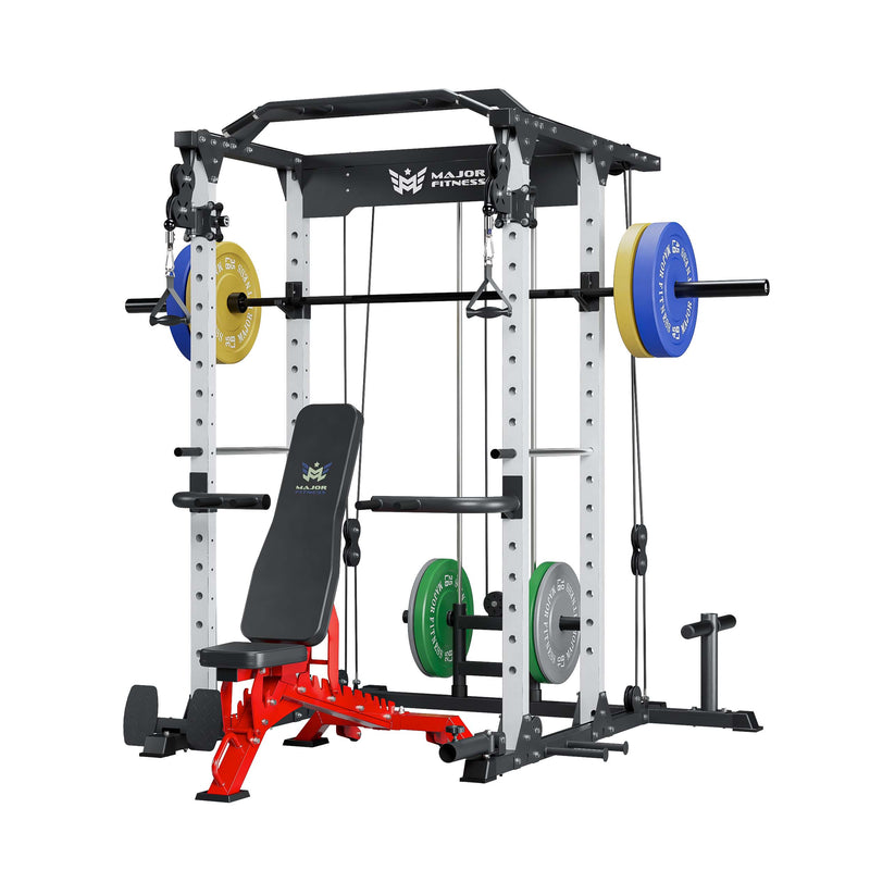 MAJOR FITNESS All-In-One Home Gym Power Rack Package PLM03