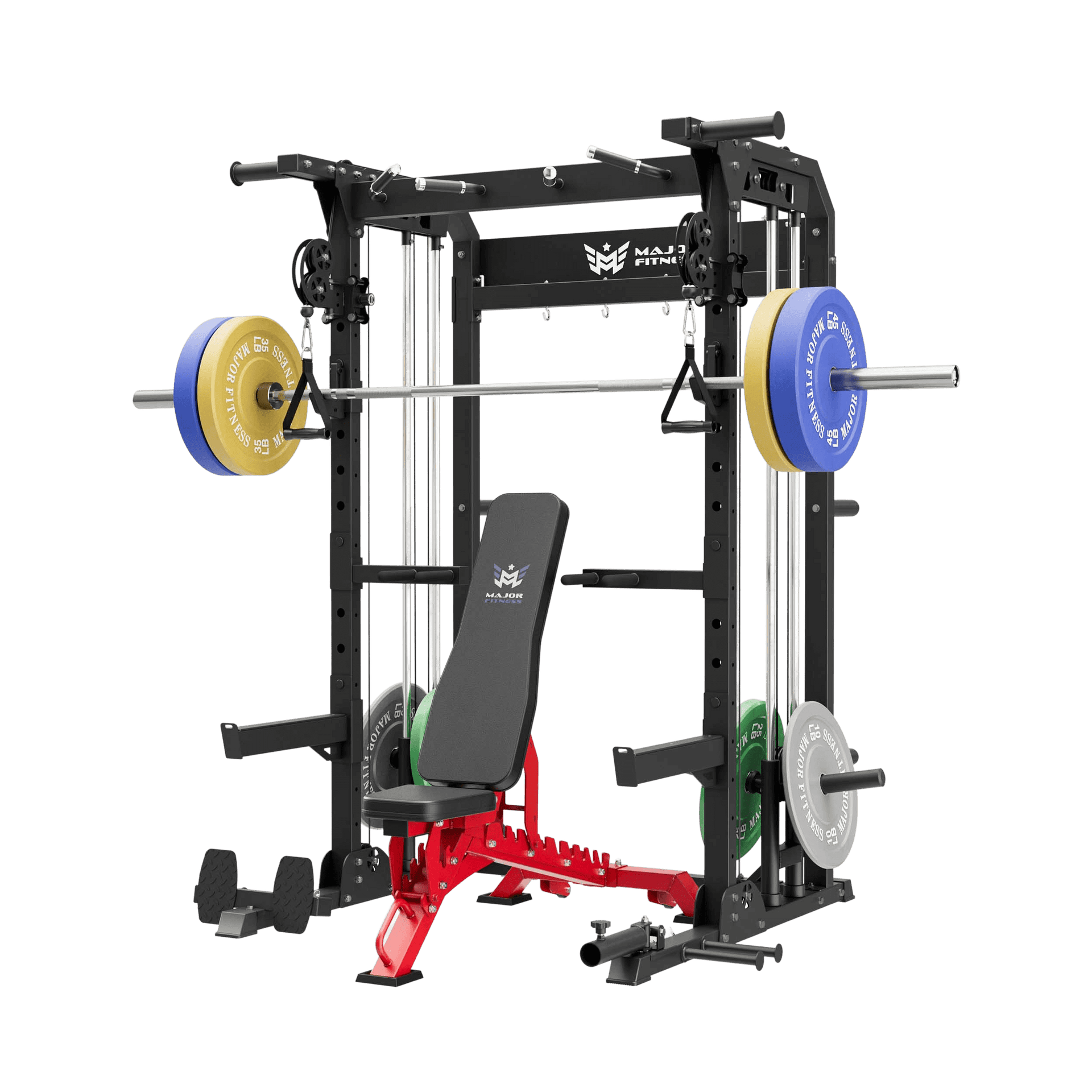 MAJOR FITNESS All-In-One Home Gym Power Rack Package F22