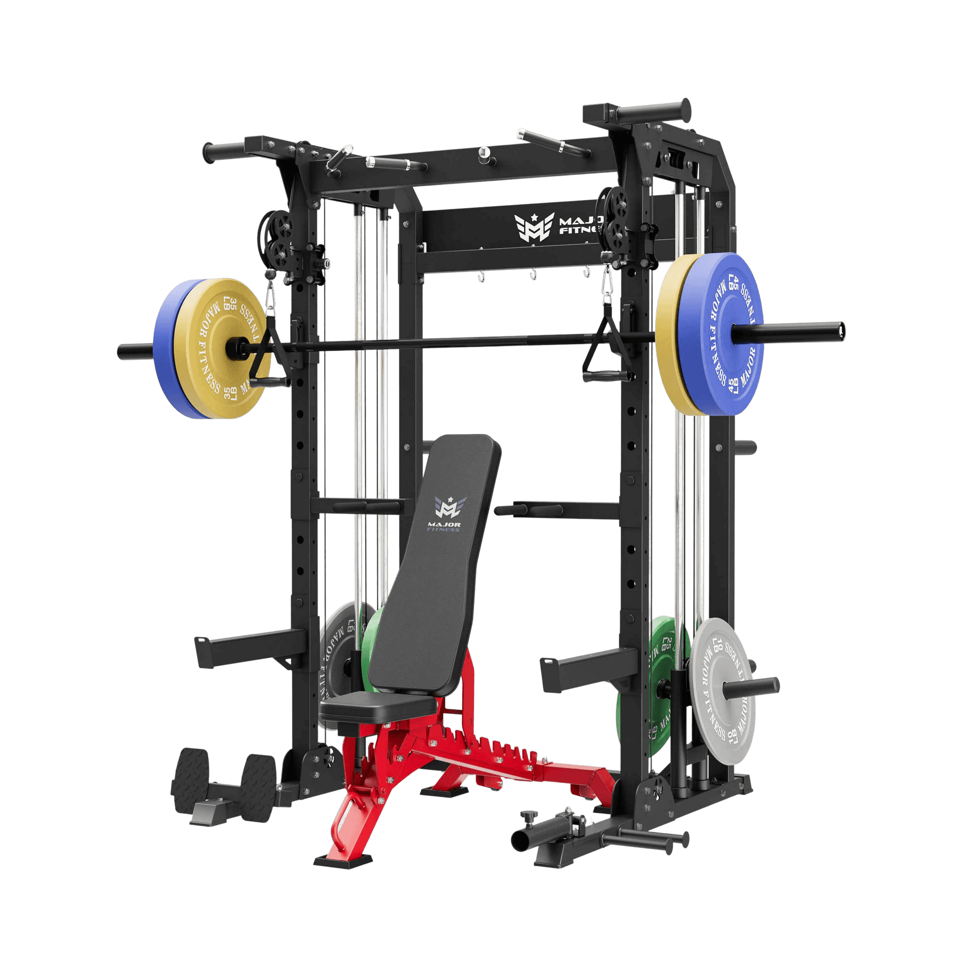 MAJOR FITNESS All-In-One Home Gym Power Rack Package F22