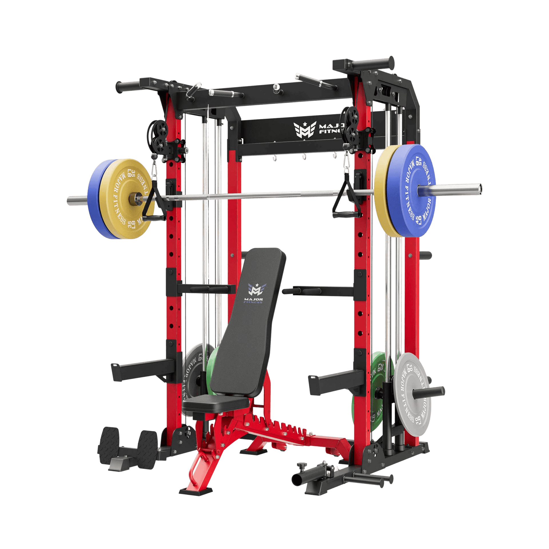 MAJOR FITNESS All-In-One Home Gym Power Rack Package F22