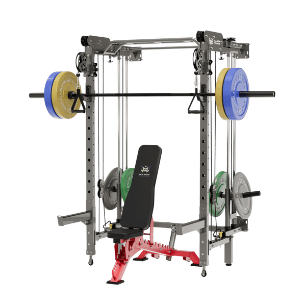 MAJOR FITNESS All-In-One Home Gym Folding Power Rack Package Lightning F35
