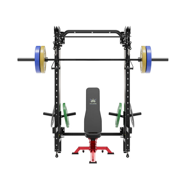 MAJOR FITNESS All-In-One Home Gym Folding Power Rack Package Lightning F35
