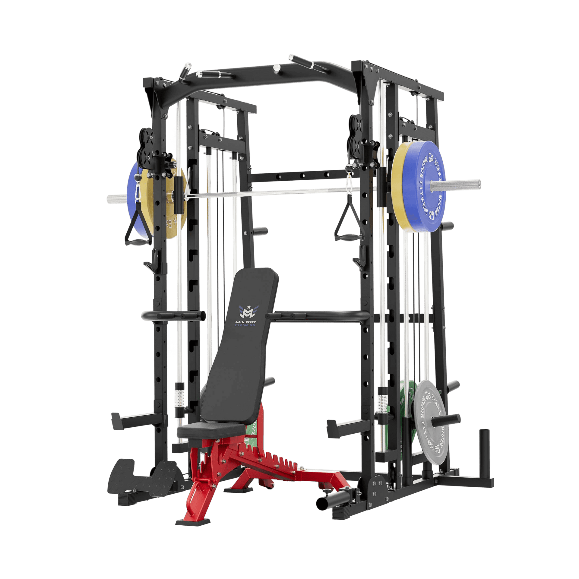 MAJOR FITNESS All-In-One Home Gym Smith Machine Package SML07