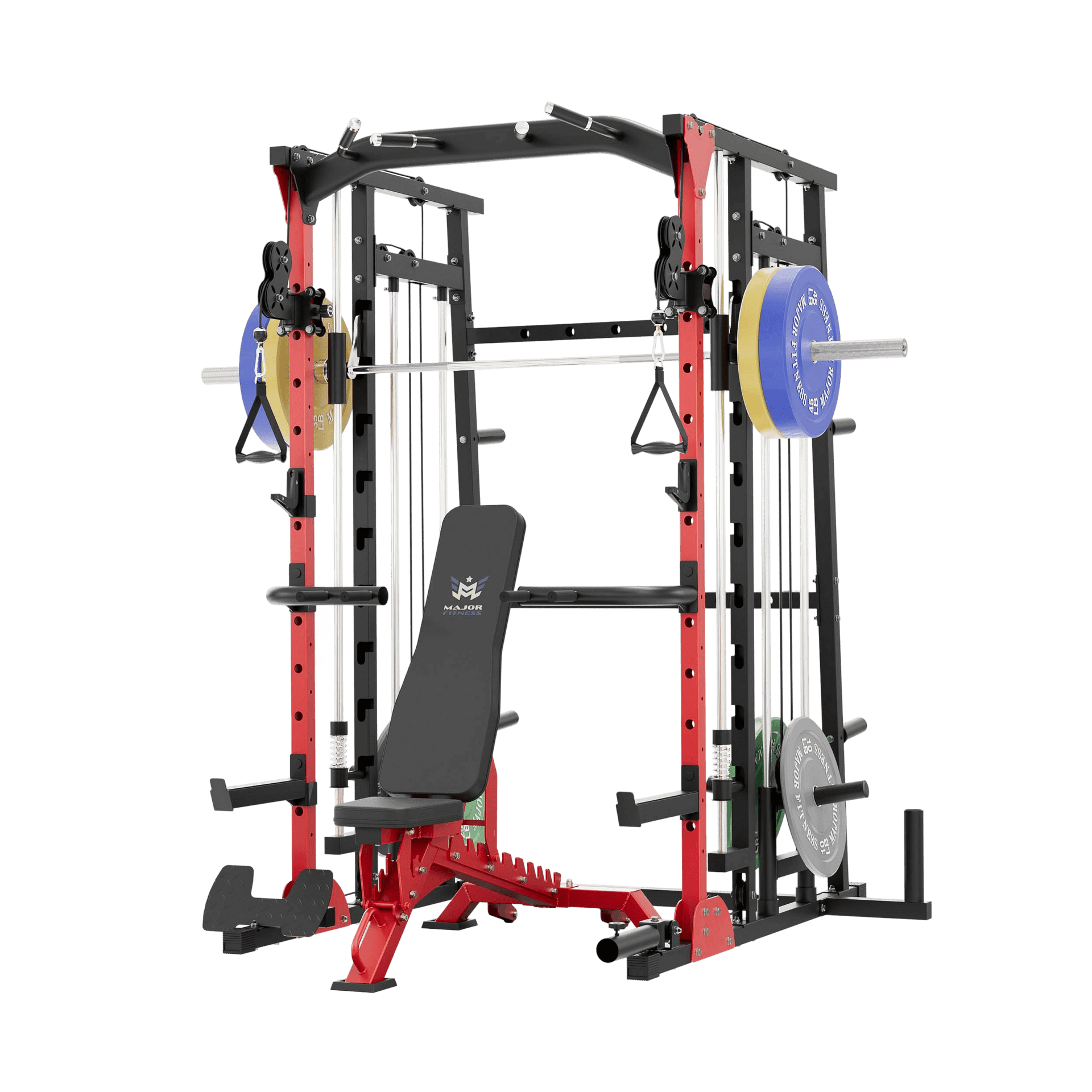 MAJOR FITNESS All-In-One Home Gym Smith Machine Package SML07