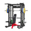 all in one home gym equipment smith machine b52 with weght bench and 230lb weight plate set
