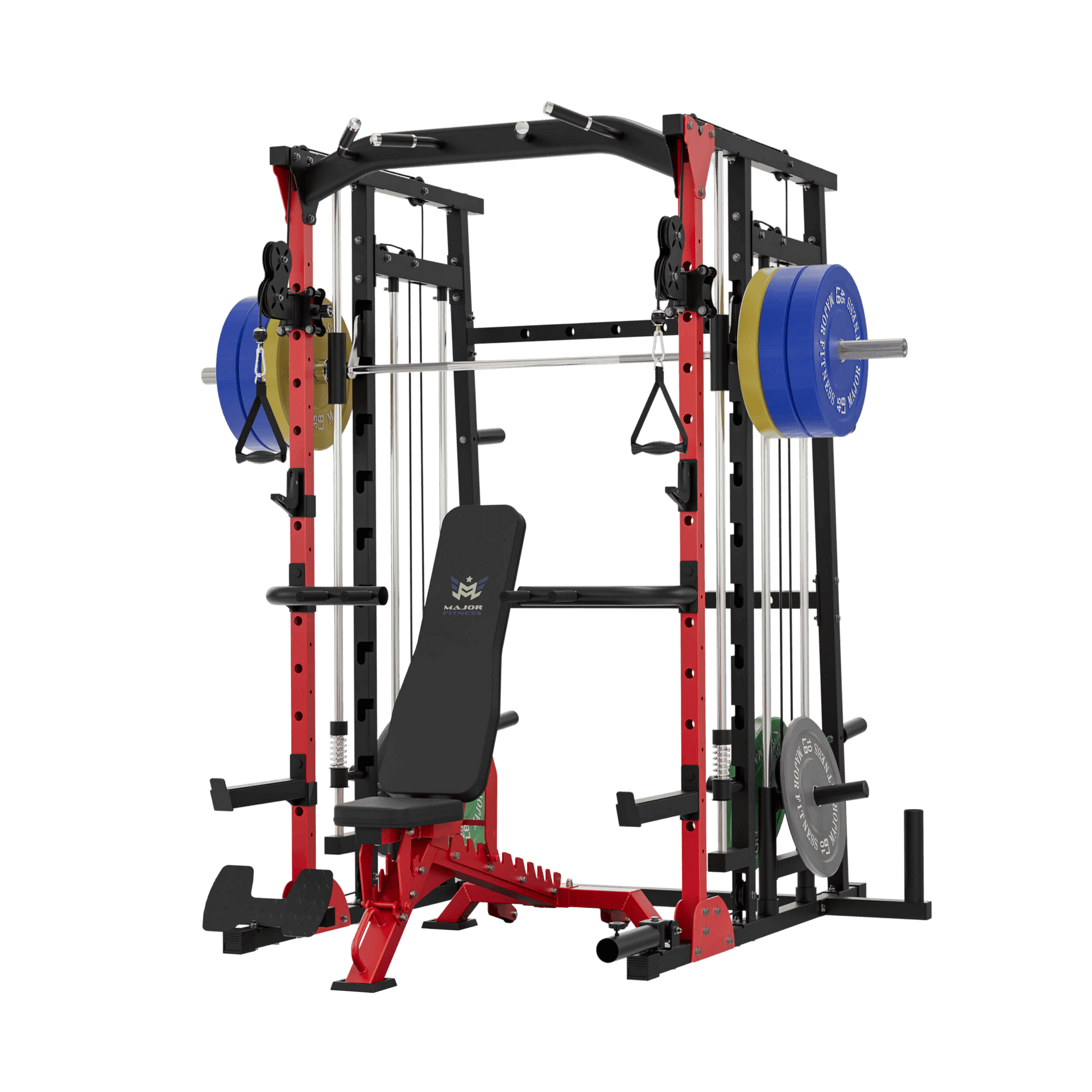 MAJOR FITNESS All-In-One Home Gym Smith Machine Package SML07