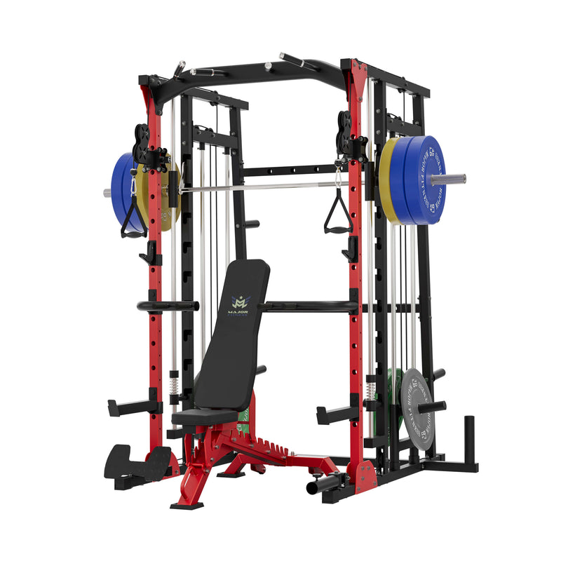 MAJOR FITNESS All-In-One Home Gym Smith Machine Package SML07