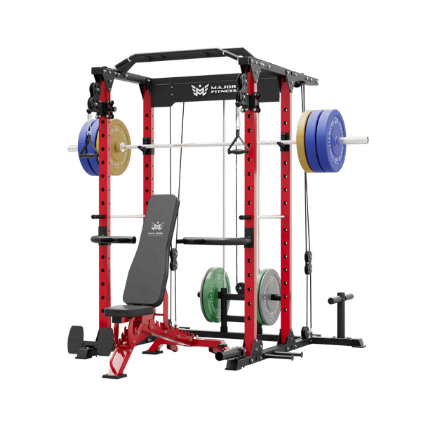 MAJOR FITNESS All-In-One Home Gym Power Rack Package PLM03
