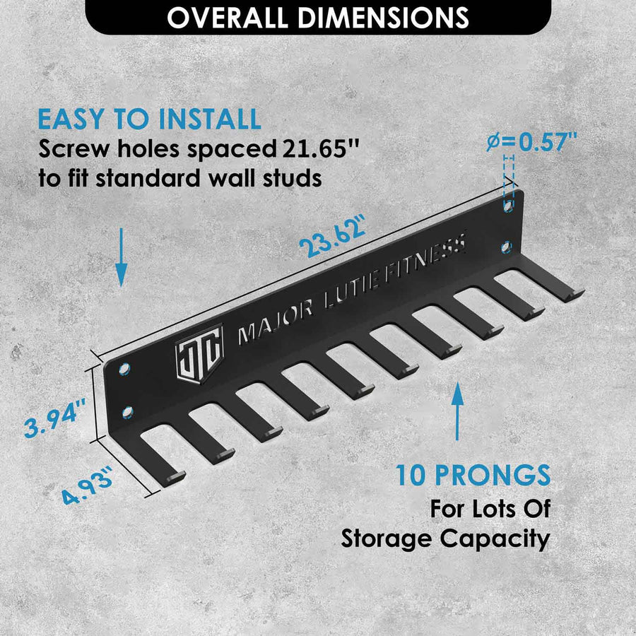 Space-Saving Multi-Use Wall Storage - Major Fitness